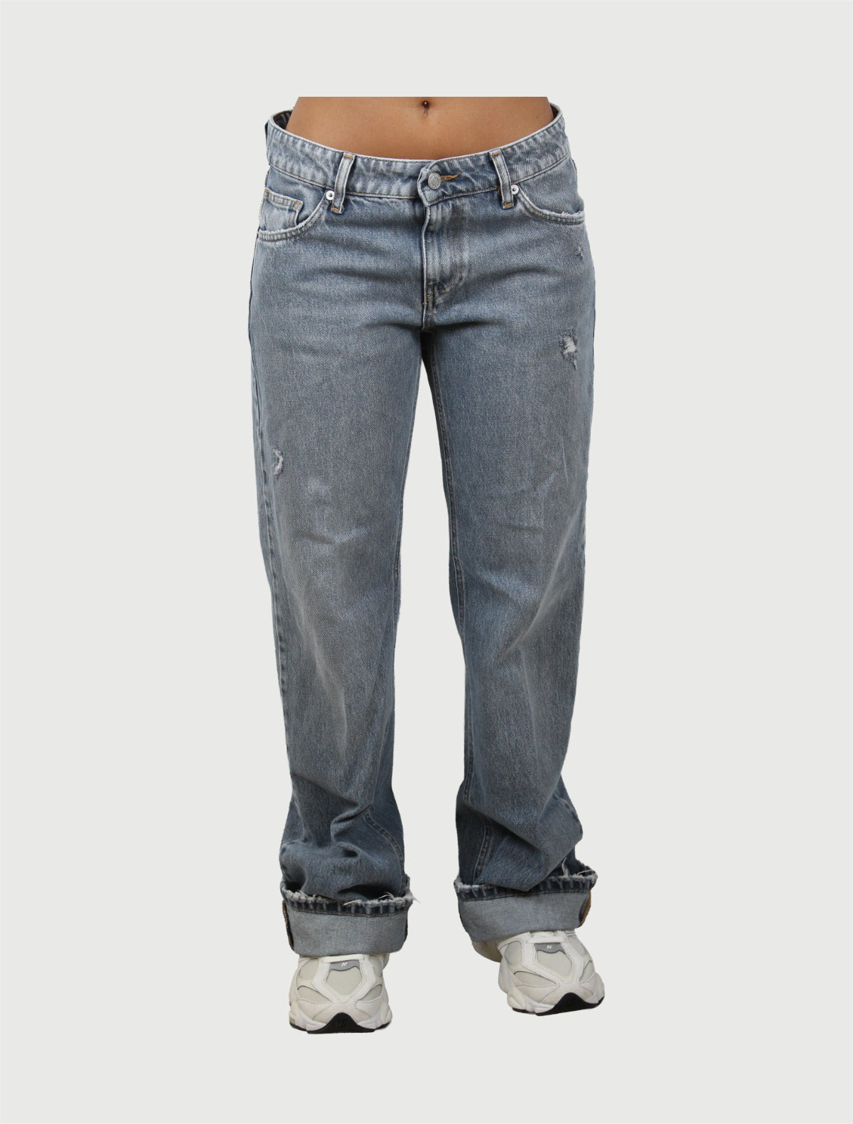 VICOLO - PANTALONE BASMA DENIM-1