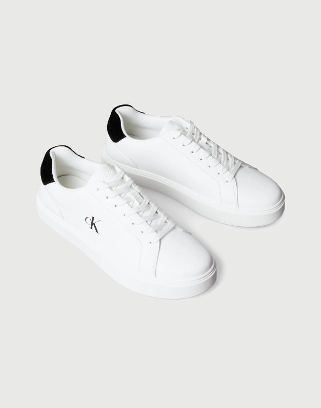 Calvin Klein Classic Cupsole Laceup LTH Bright White-Black