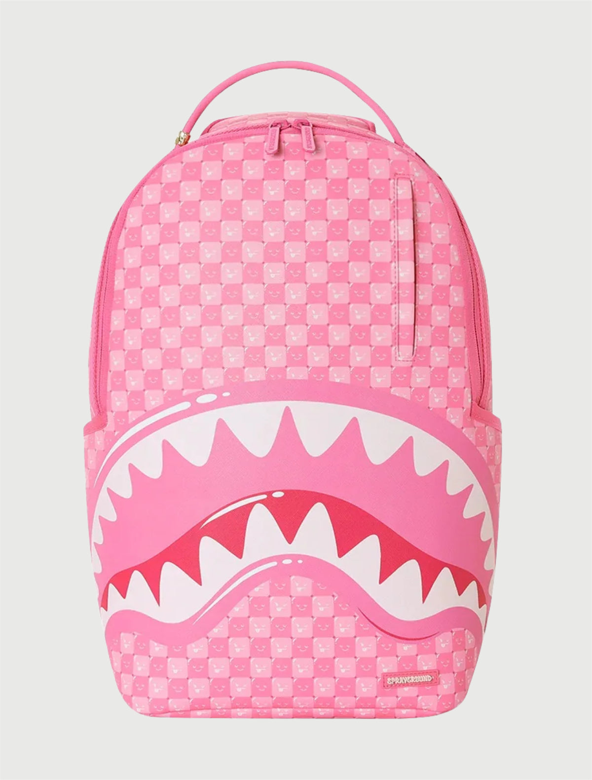 SPRAYGROUND - 910B8715NSZ PINK NEW CHECK FACES BACKPACK-1