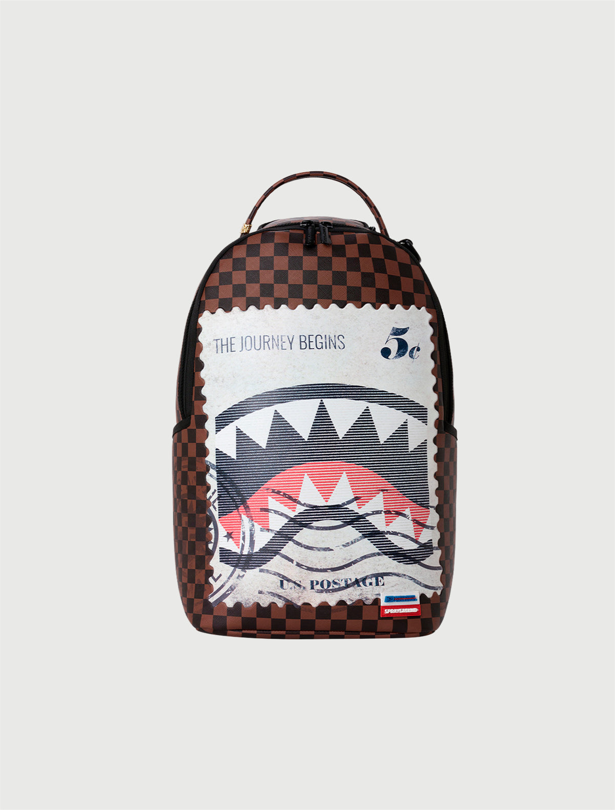 SPRAYGROUND - 910B9296NSZ USPS SHARK STAMP BACKPACK-1