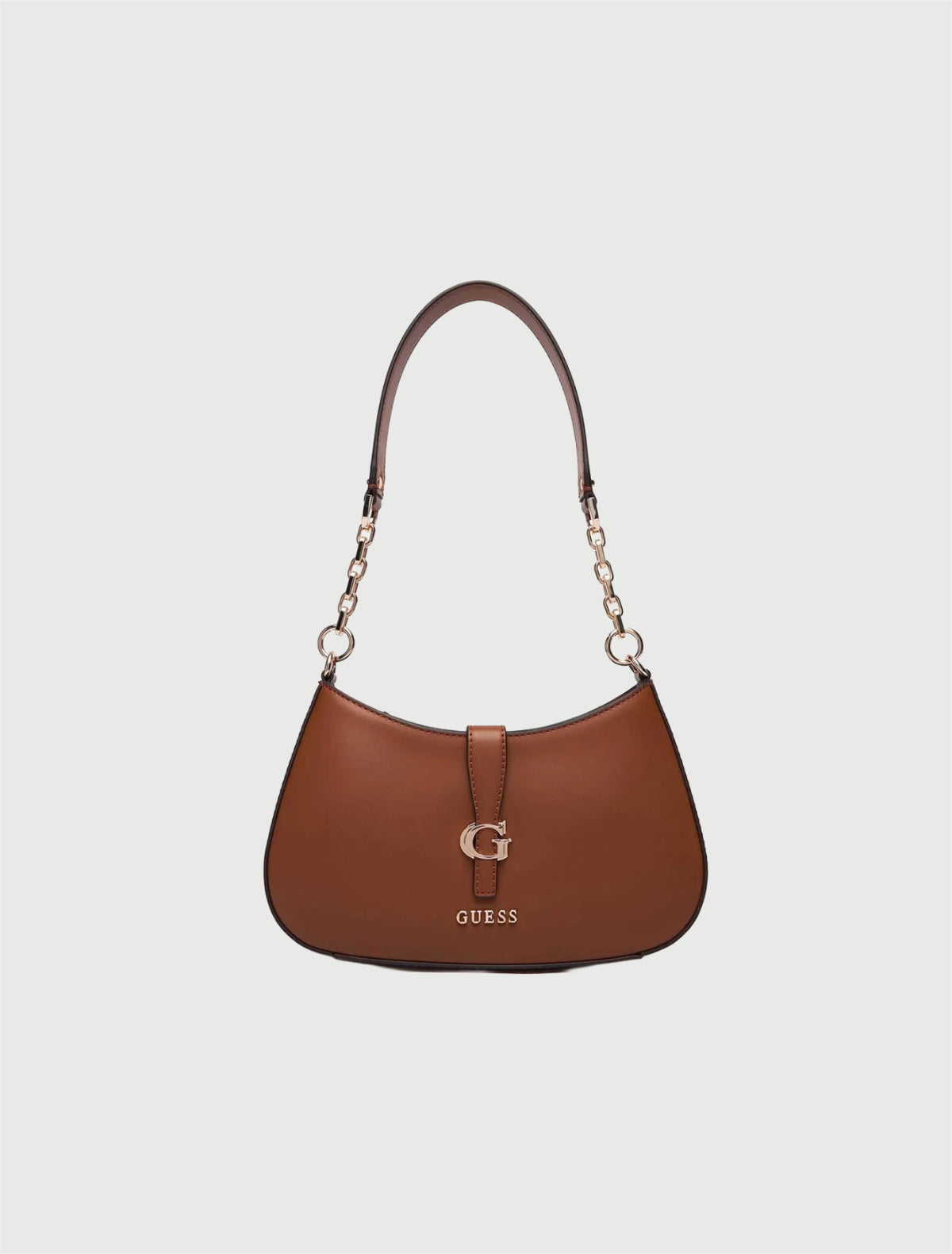 GUESS - Borsa a spalla Carrie Cognac VG989618