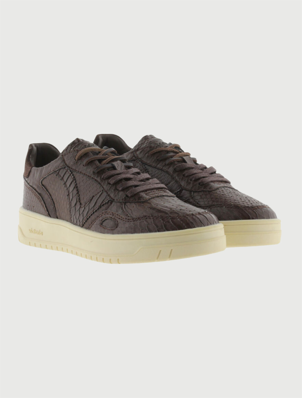 VICTORIA - SEUL SNAKE-EFFECT - MARRON