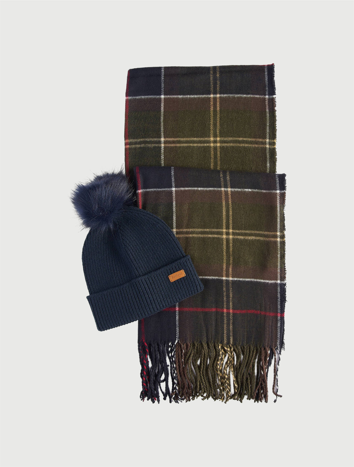 BARBOUR - Set regalo Berretto Dover & Sciarpa Hailes
