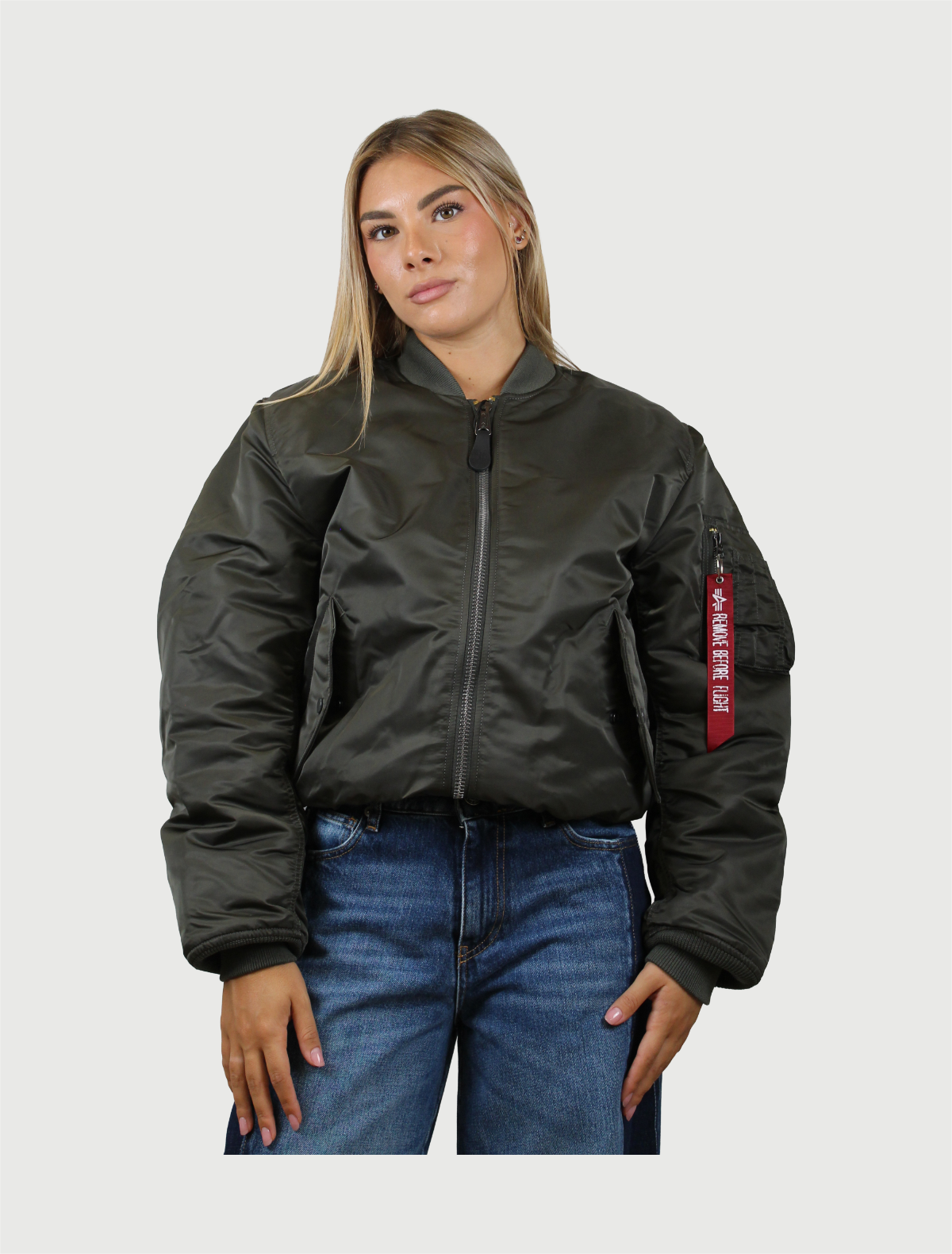 ALPHA INDUSTRIES - Heritage Bomber Jacket Militare-2