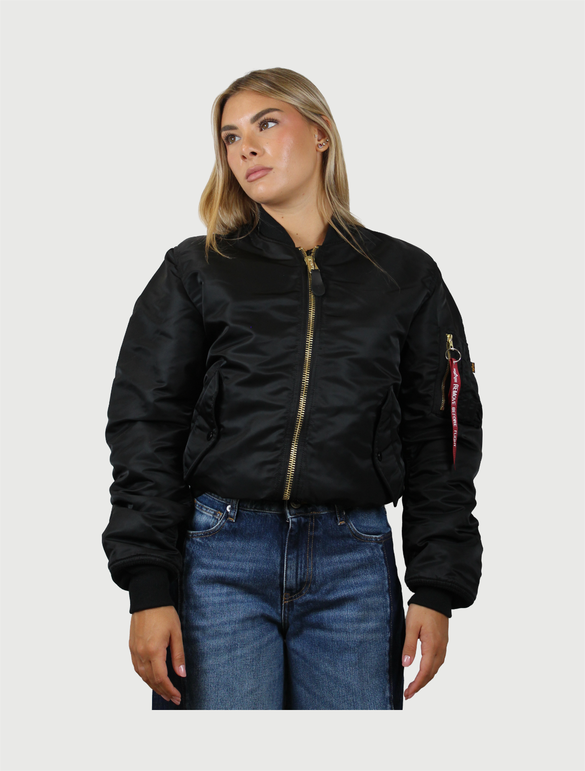 ALPHA INDUSTRIES -  Heritage Bomber Jacket Nero-2