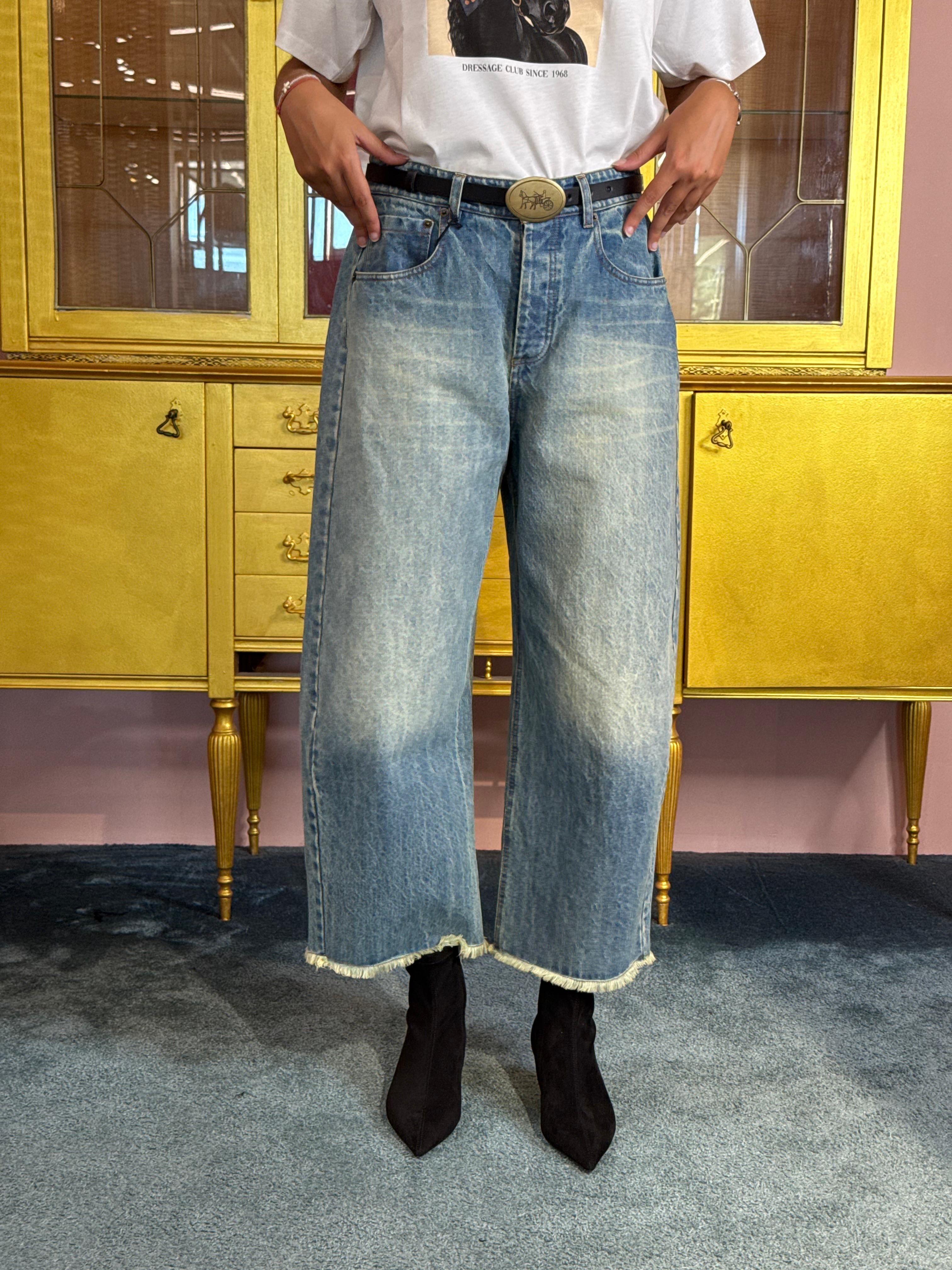 TENSIONE IN - Pantalone Denim con Cintura-2