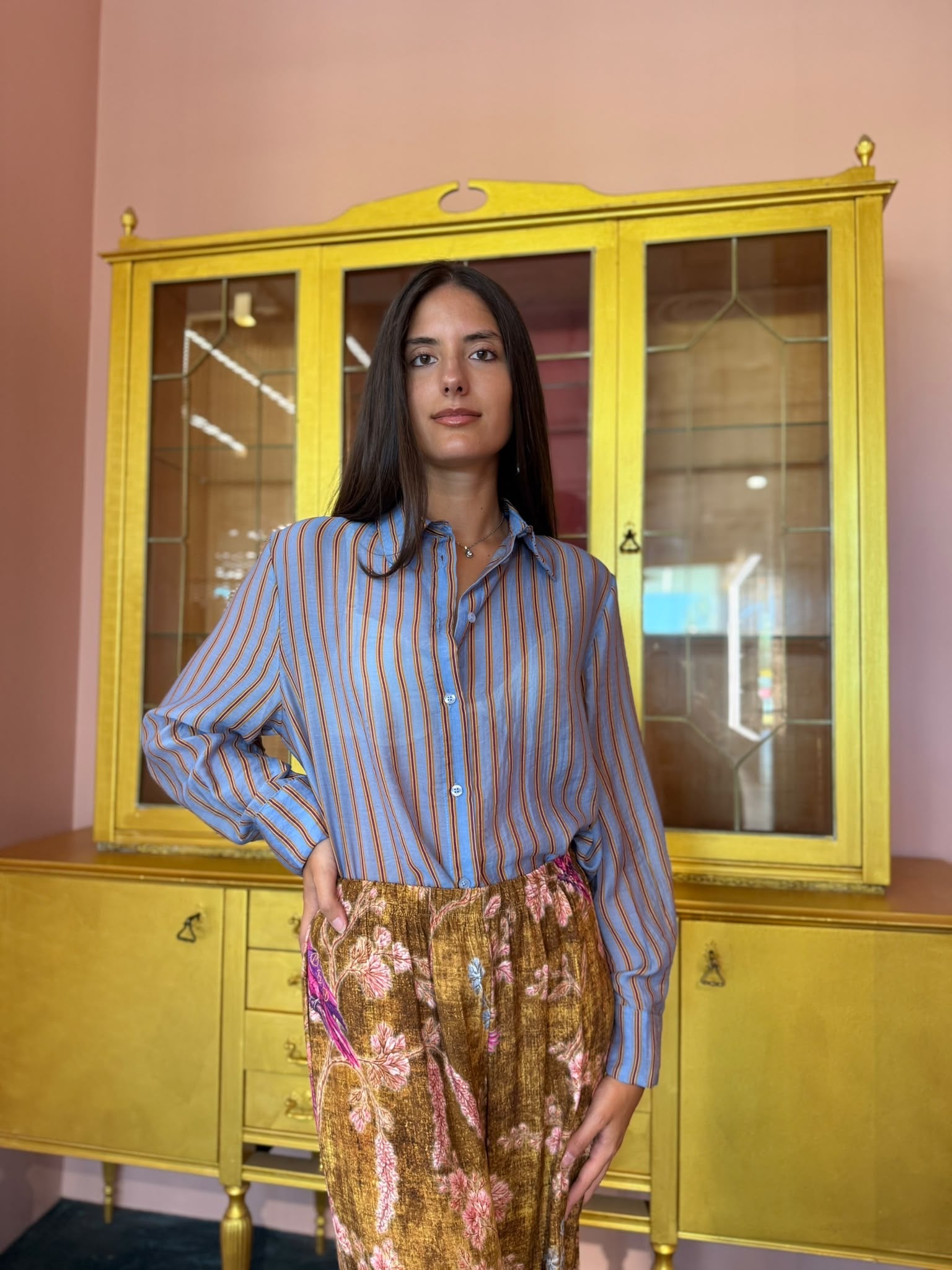 HaveOne - Nomad - Camicia Colletto Riga 5 Celeste
