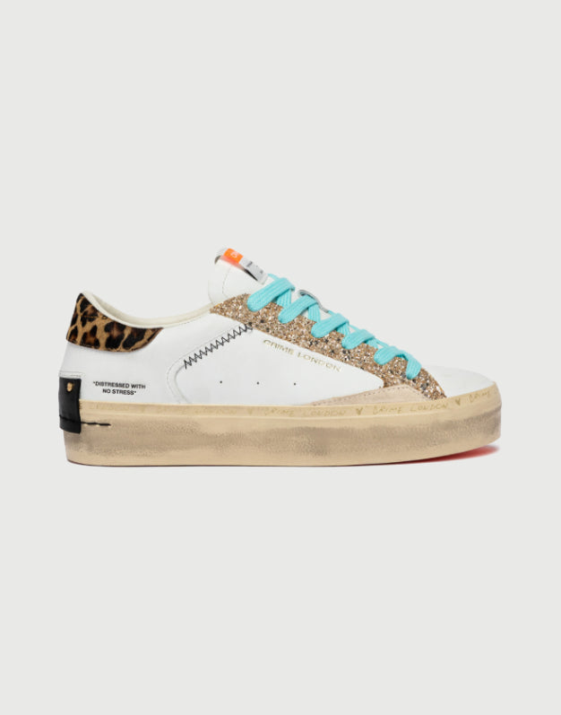 Crime London DISTRESSED PLATFORM - Tropical Gold-2