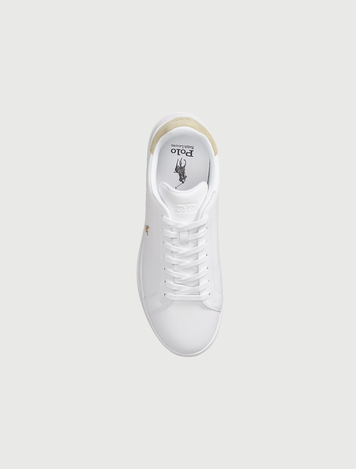 Polo Ralph Lauren Sneaker Heritage Court II in pelle WHITE BONE-2