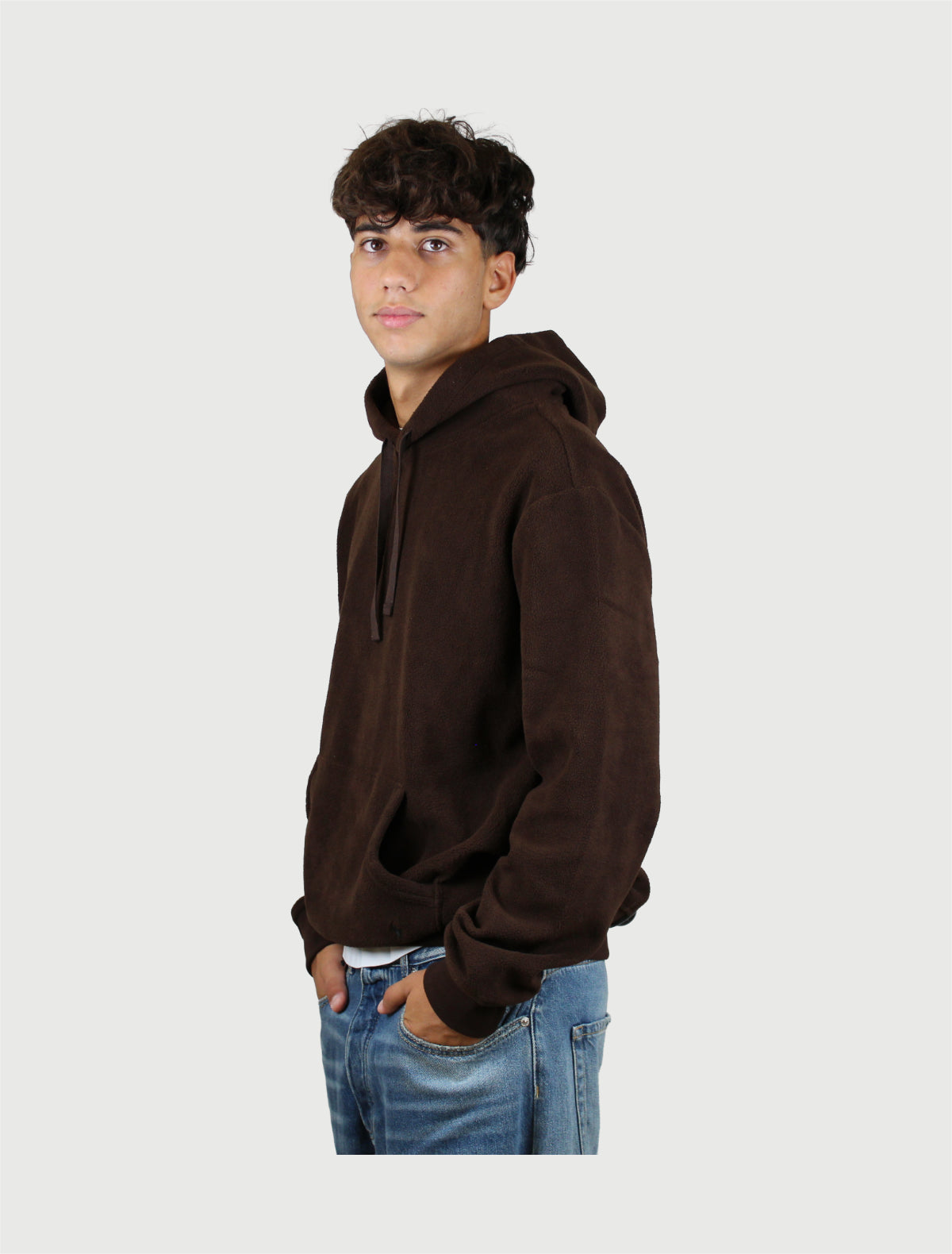 POLO RALPH LAUREN - Felpa con cappuccio Marrone-2