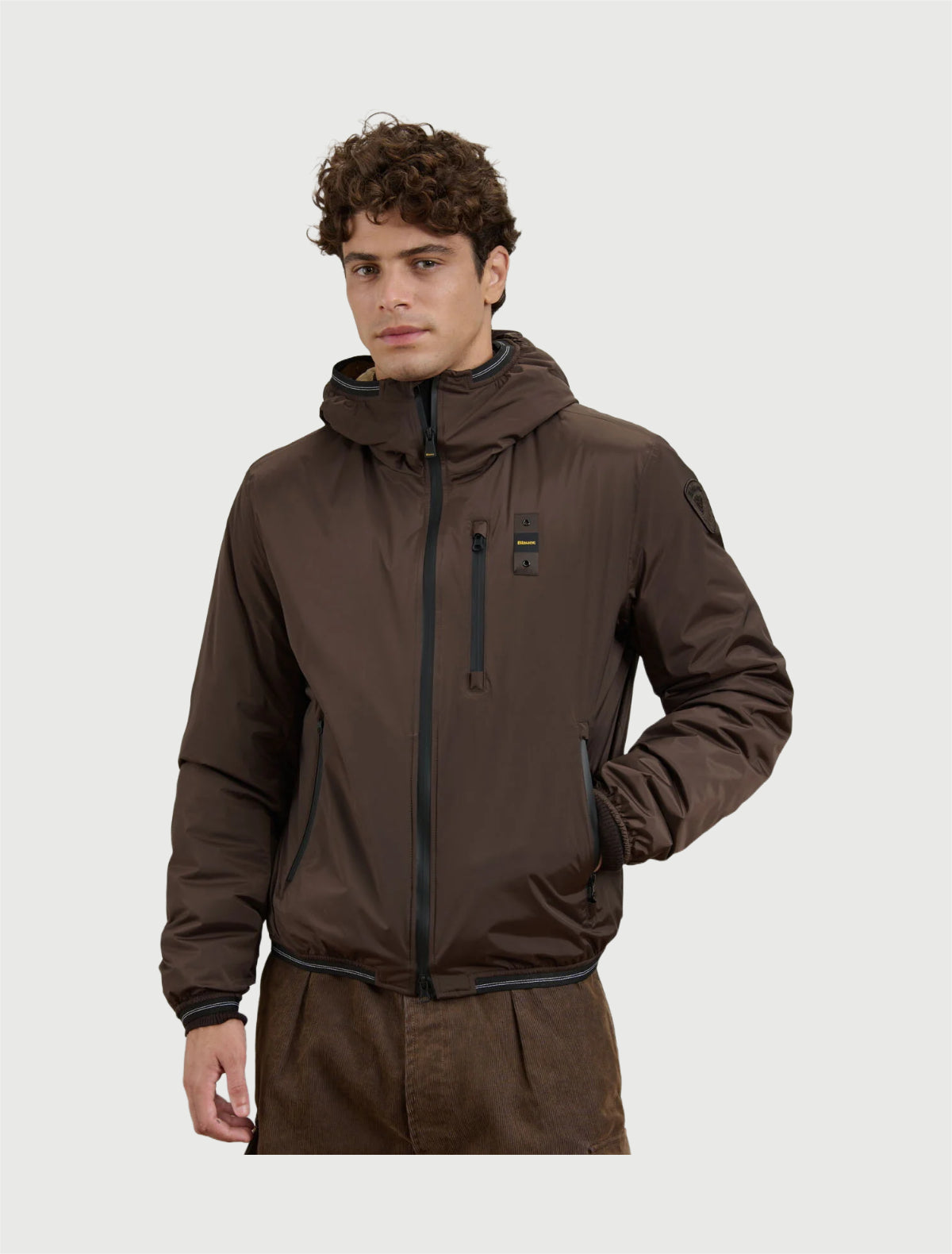BLAUER - DEVON - GIUBBETTO CON INTERNO IN ECO PELLICCIA-2