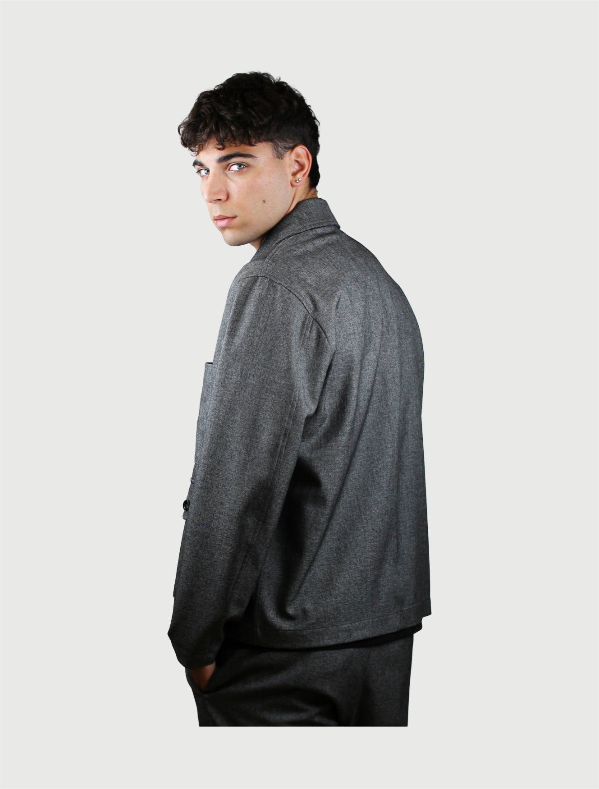 OFFICINA36 - Overshirt Reno - Grigio-2
