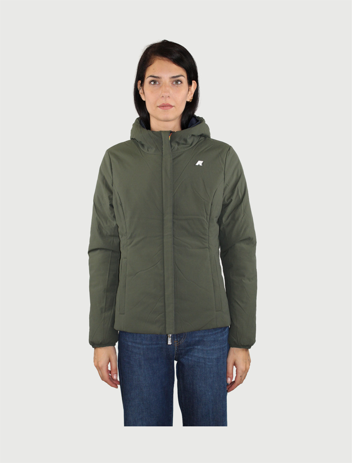 K-WAY - LILY WARM DOUBLE -  BLUE DEPTH/GREEN BLACKISH-3