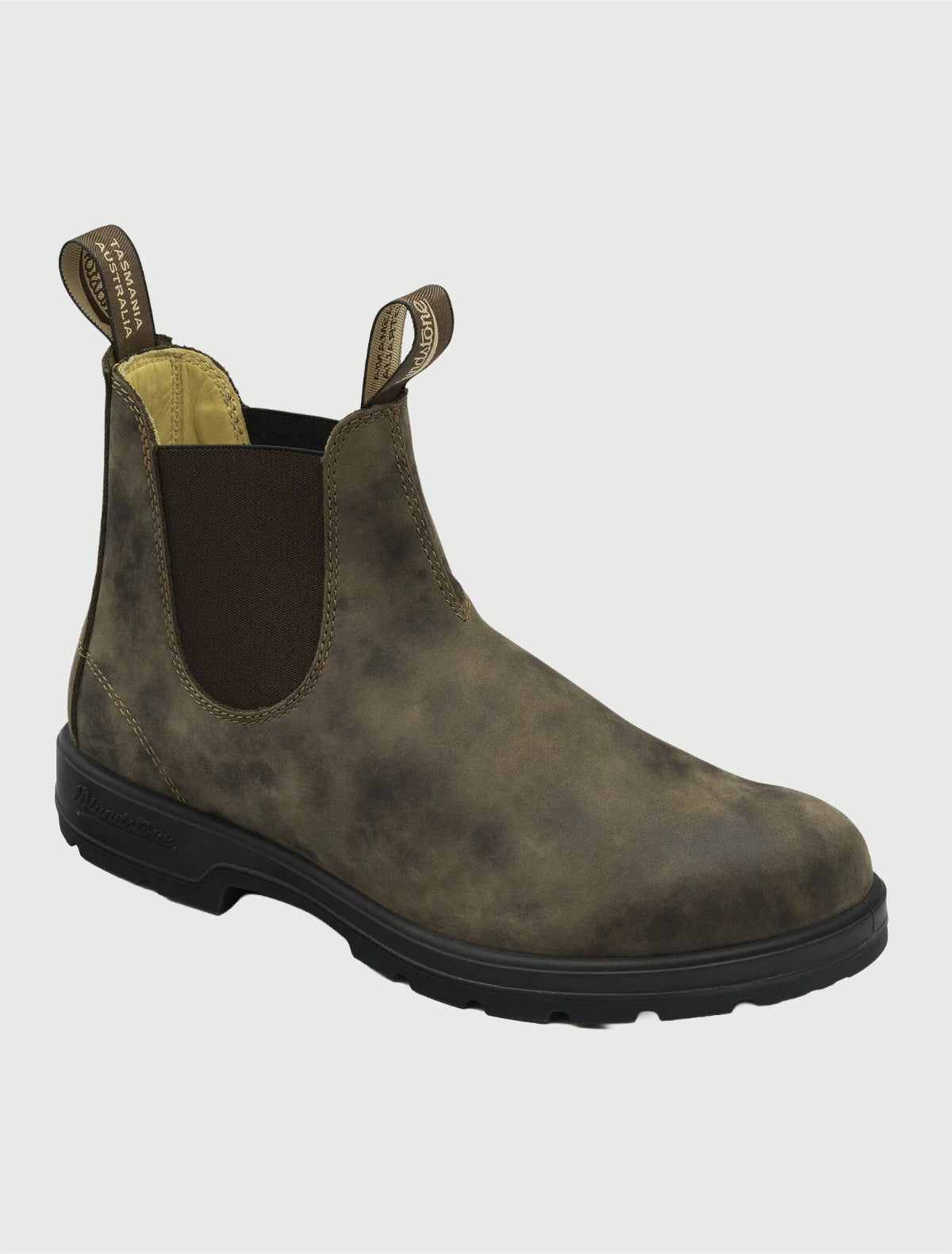 BLUNDSTONE - 585 Elastic Sided Boot Lined Rustic Brown-2