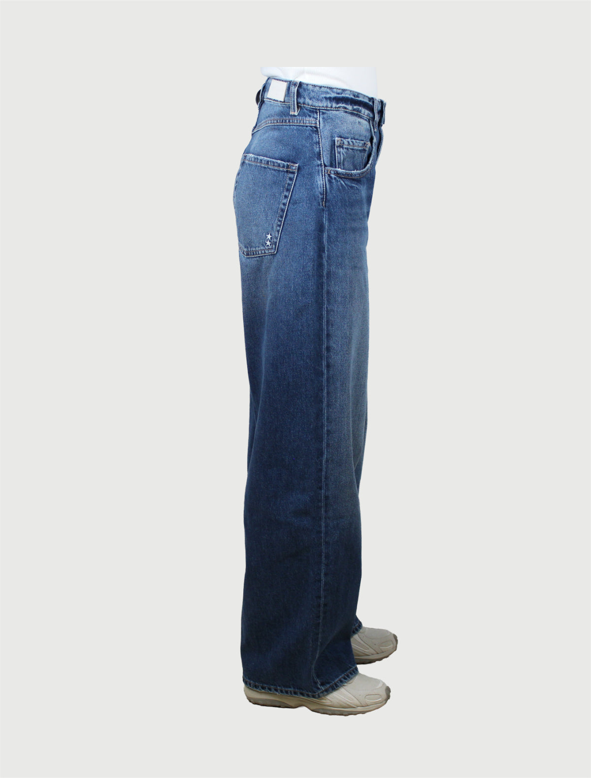 ICON DENIM - Jeans Poppy Eclipse Blue - Gamba larga da donna-2