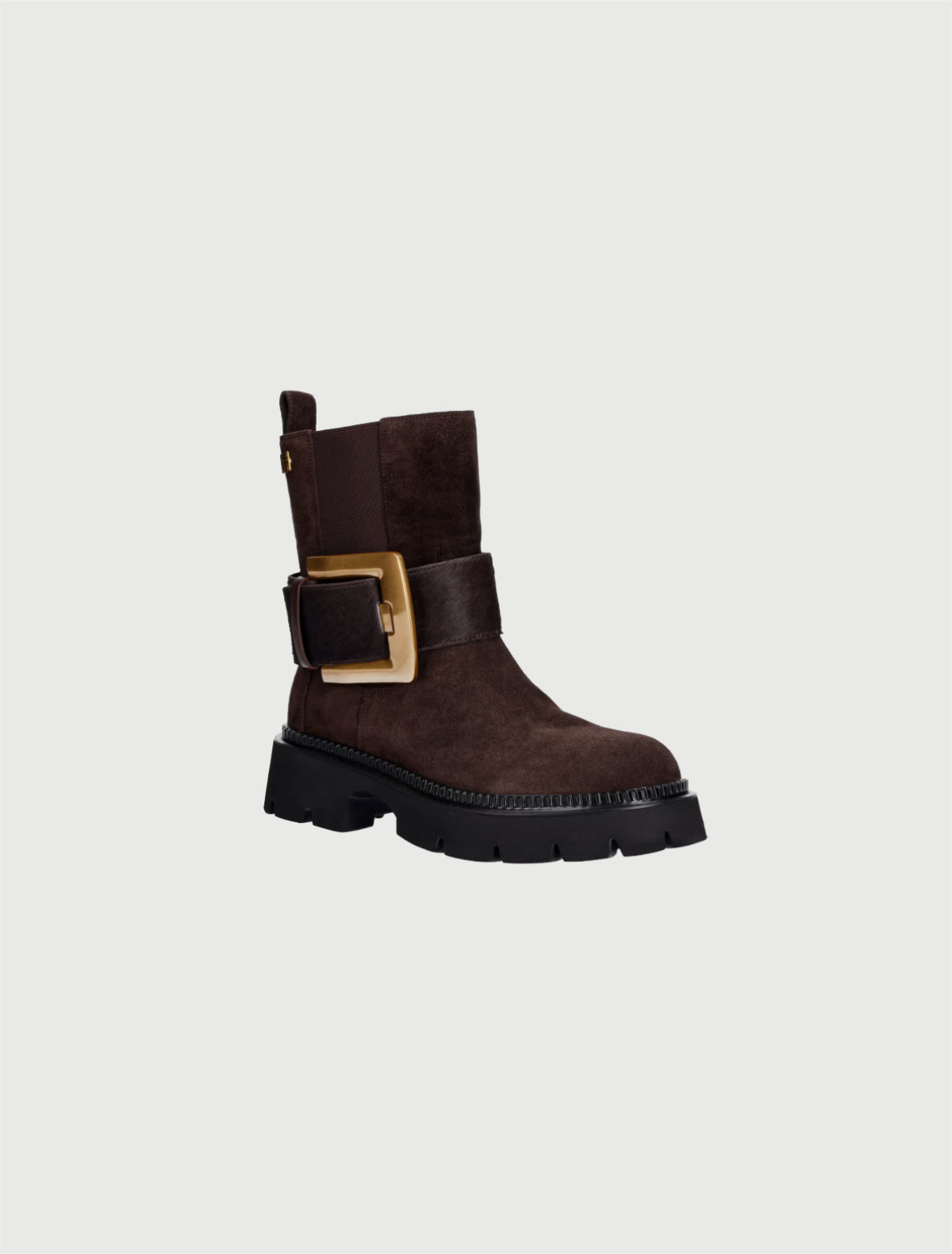 GIO+ - Stivale Chelsea Scamosciato Marrone GRETA07B-2