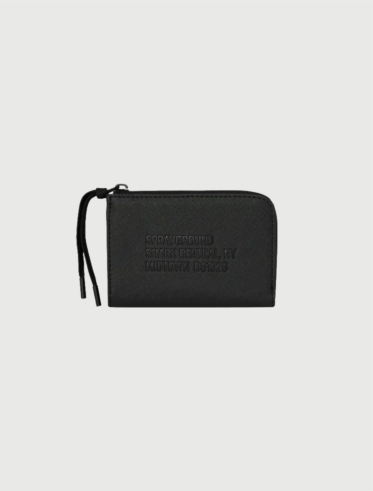 SPRAYGROUND - 910W9328NSZ BLACKED OUT EMBOSSED GOLD TOOTH WALLET-2