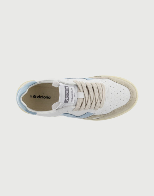 Victoria Sneaker sportive Celeste-2