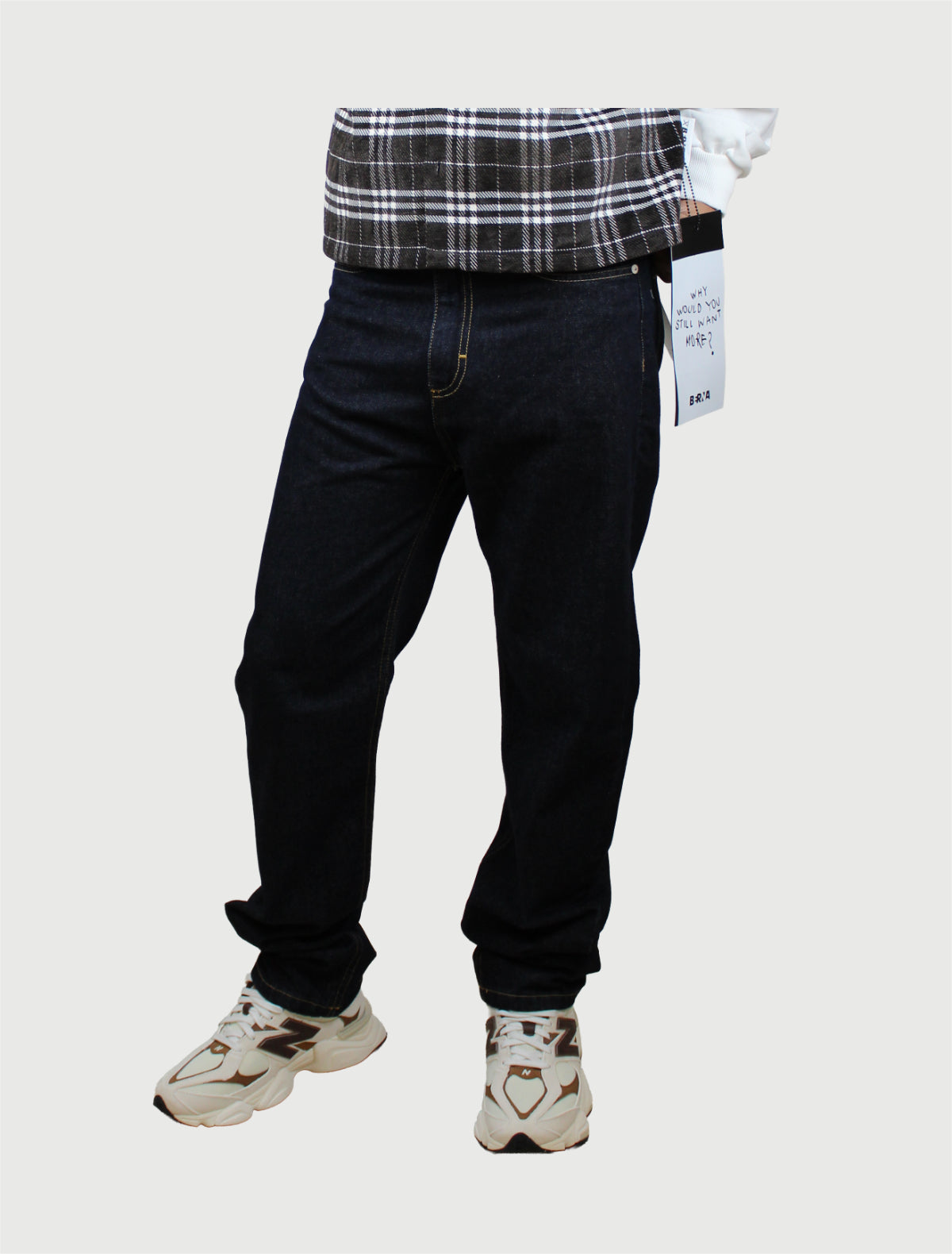 BERNA - JEANS STRAIGHT BLU-2