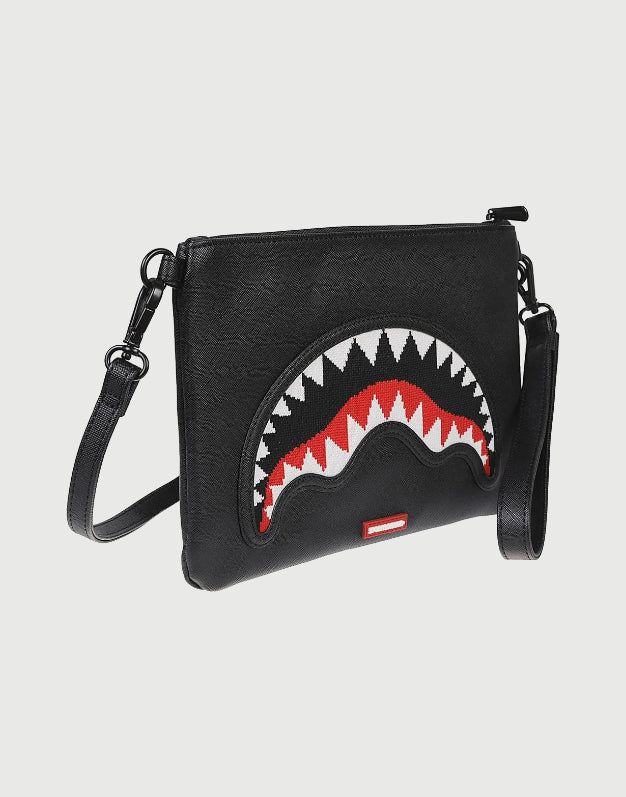 Sprayground Borsa Pochette Fly Knit Mouth Crossover Clutch-2