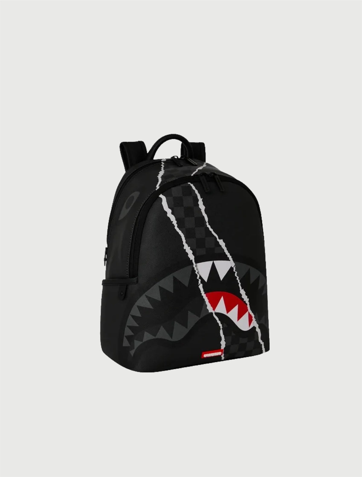 SPRAYGROUND - 910B9347NSZ CENTER RIP REVEALING GRAY CHECK SAVAGE BACKPACK-2