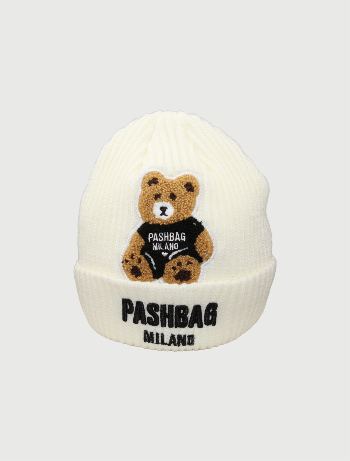 PASHBAG - CUFFIA NERA CAMEL E PANNA-3