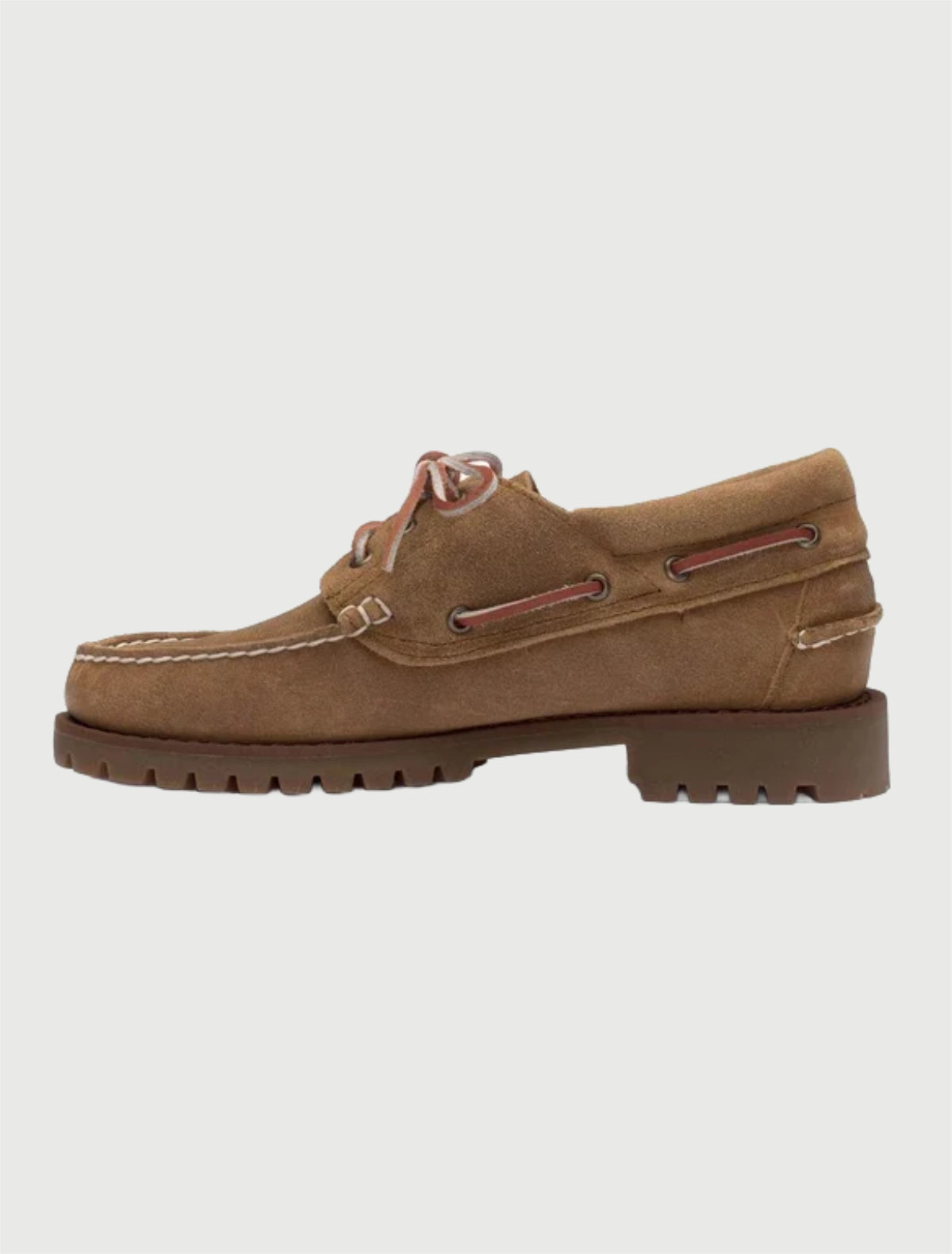 SEBAGO Campsides -  Acadia Suede Waxed Beige Camel-2
