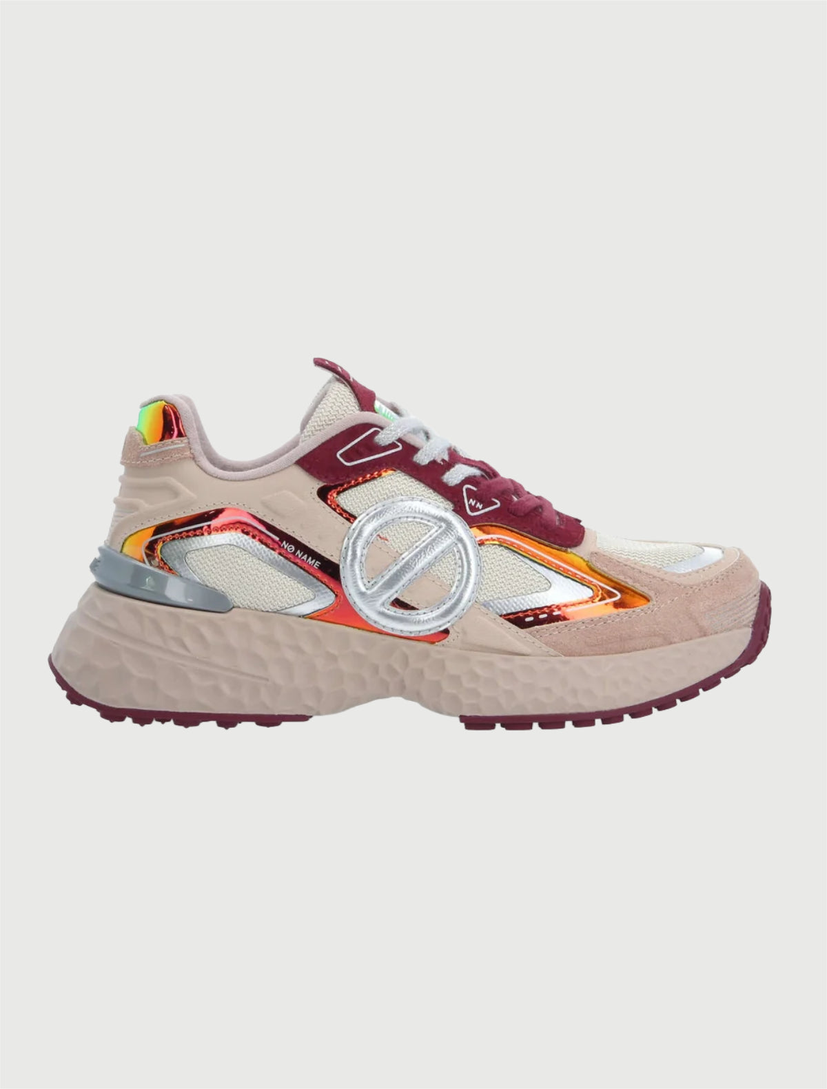 NO NAME - Sneakers Carter 2.0 Tech W Knit/Suede/Neo Cream/Nude/Cherry-2