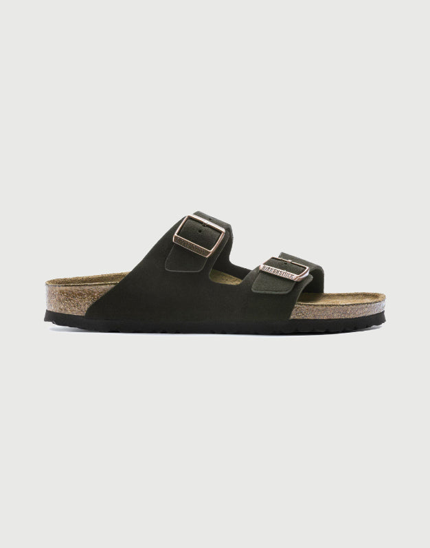 BIRKENSTOCK ARIZONA BS PLANTARE MORBIDO PELLE SCAMOSCIATA - Mocca-2