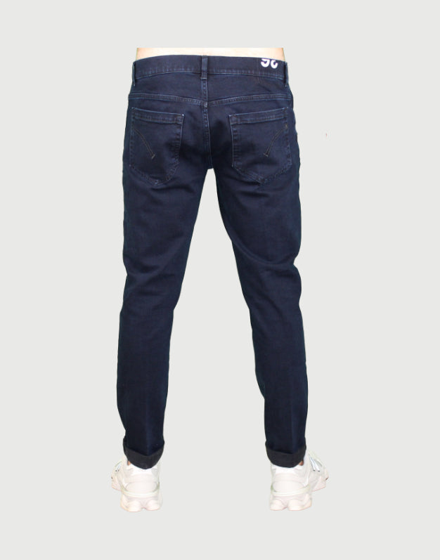 Dondup Pantalone George Skinny Fit Dark Blue-2