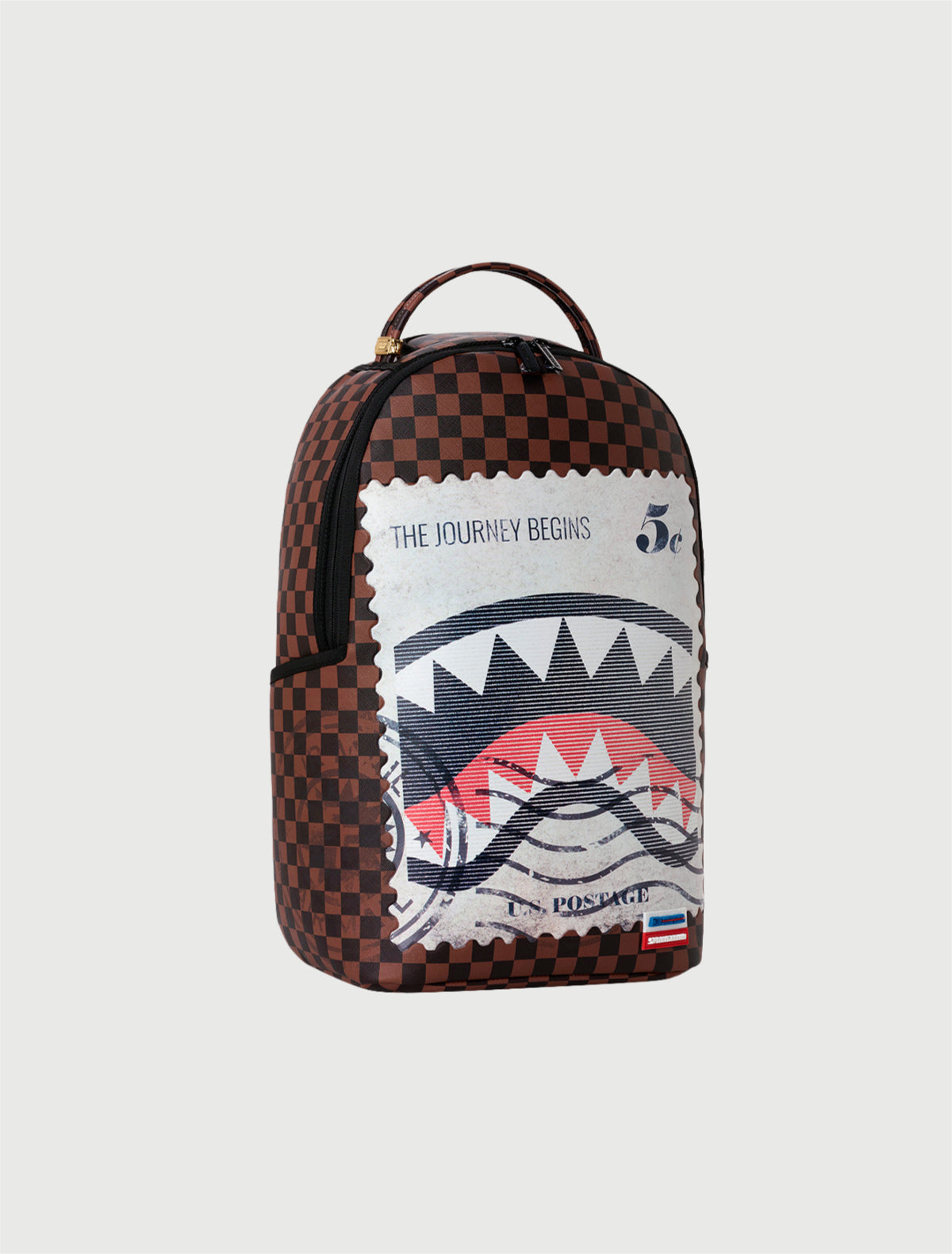 SPRAYGROUND - 910B9296NSZ USPS SHARK STAMP BACKPACK-2