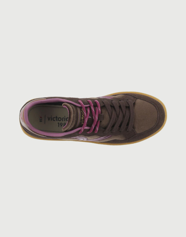 SNEAKERS VICTORIA - MARRONE/BORDEAUX-2