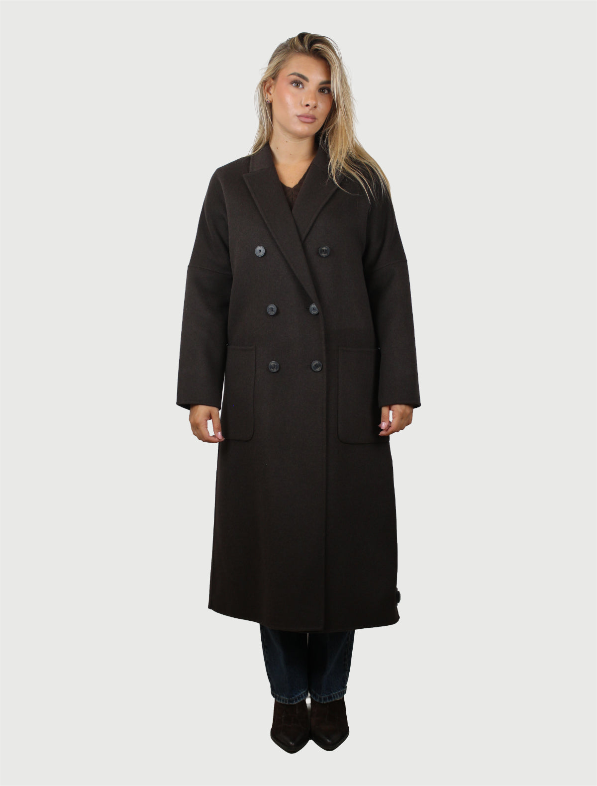 VICOLO - CAPPOTTO OUTDOOR DOPPIOPETTO FONDENTE-2