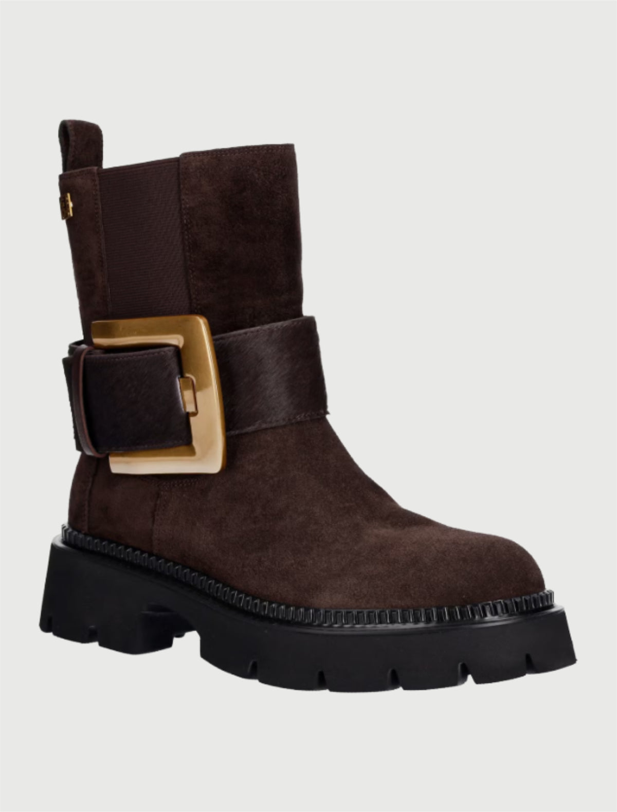 GIO+ - Stivale Chelsea Scamosciato Marrone GRETA07B-2