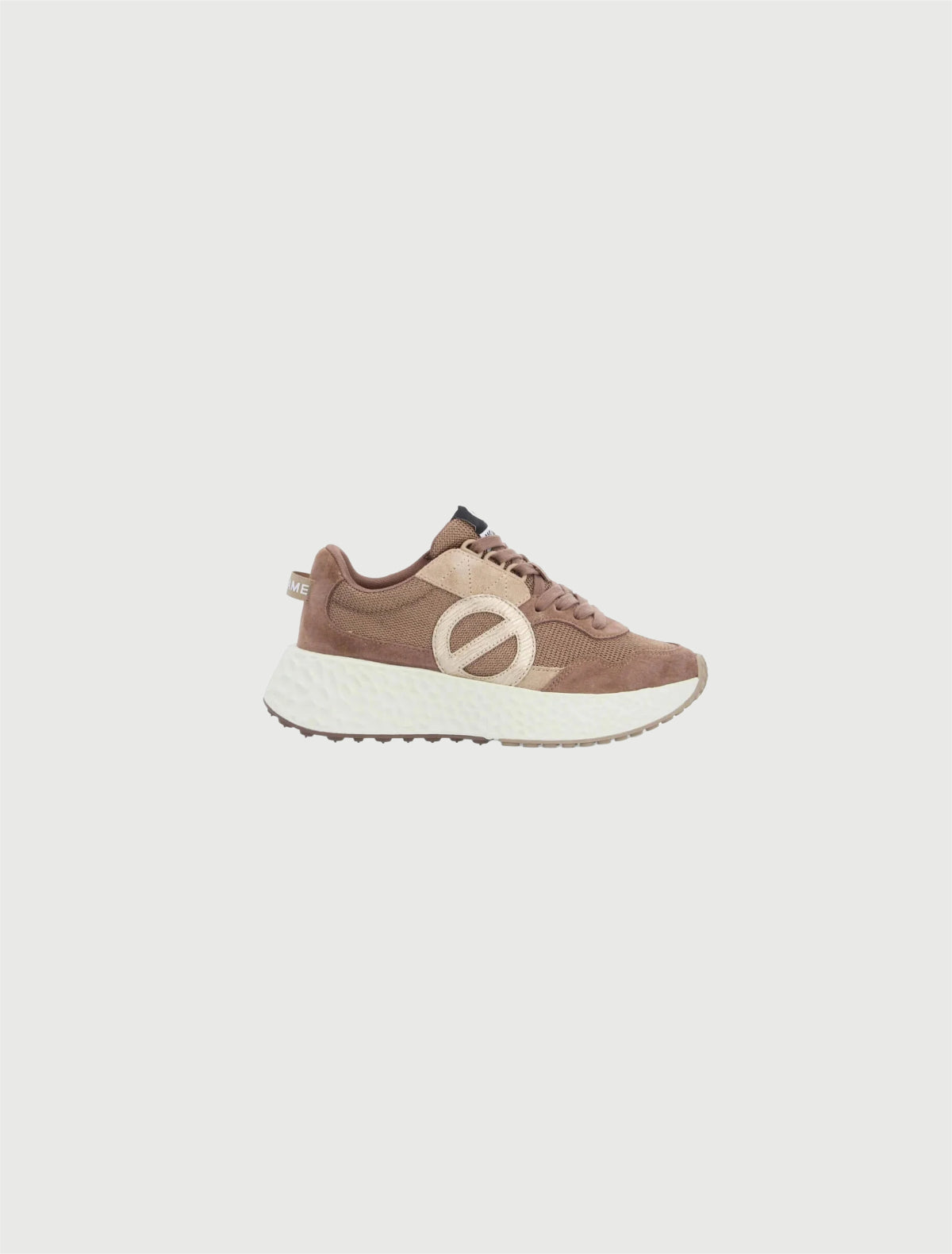 NO NAME -Sneakers Carter Jogger Choco/Beige/Gold-2