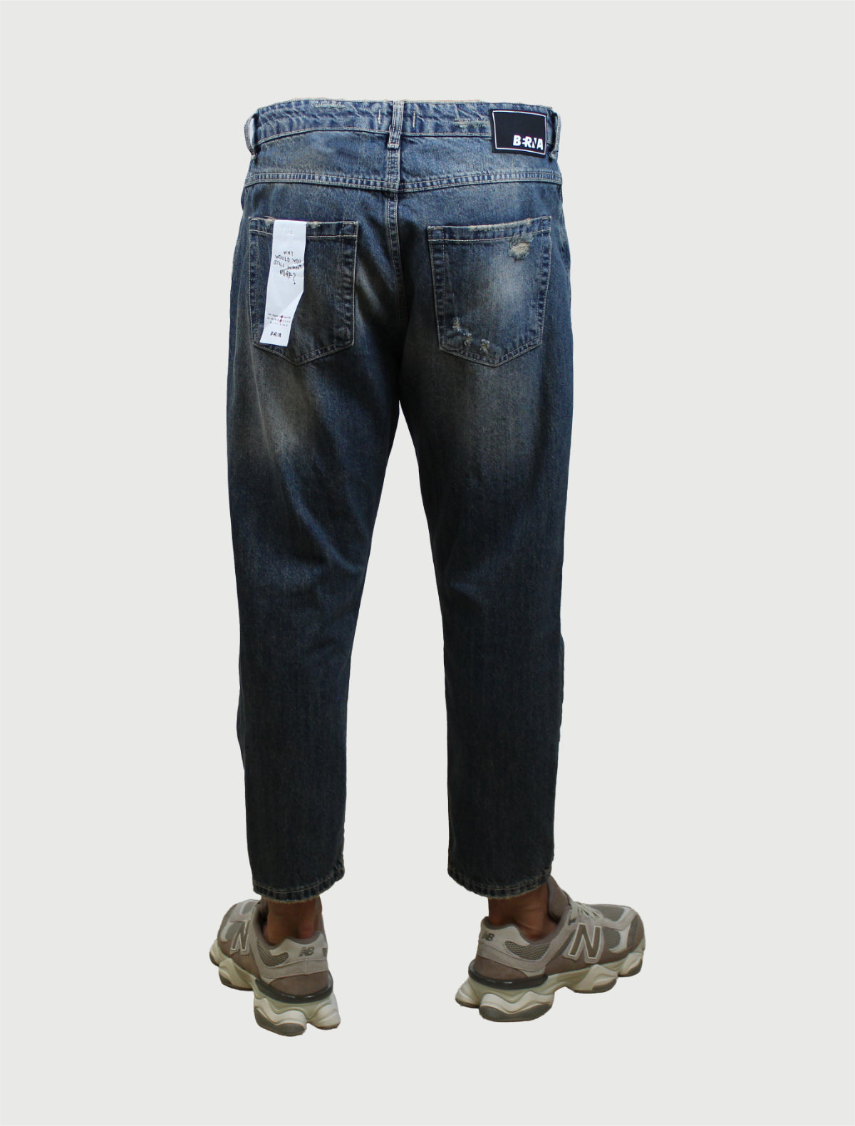BERNA - Jeans Cropped Scuro Destro-2