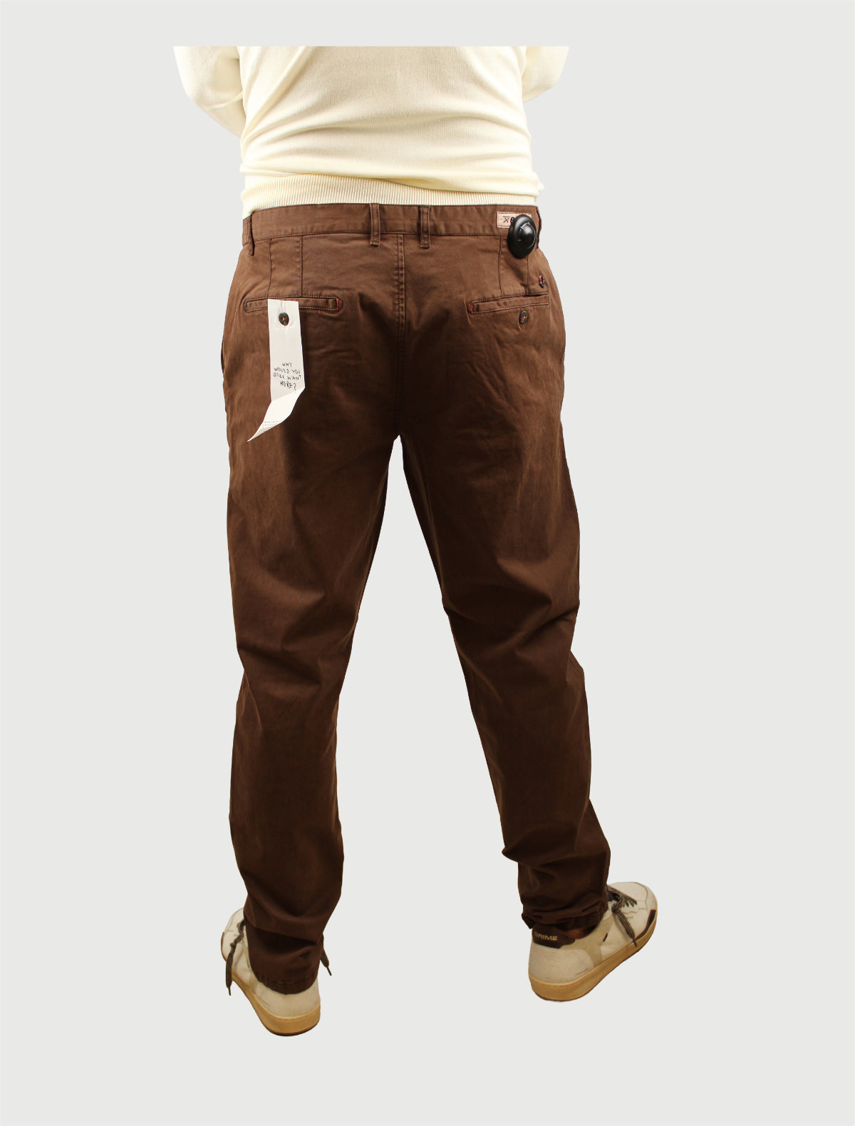 BERNA - PANTALONE SLIM GABARDINA-3