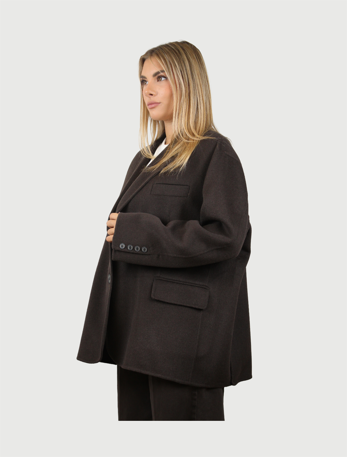 VICOLO - CAPPOTTO OUTDOOR FONDENTE CORTO-2