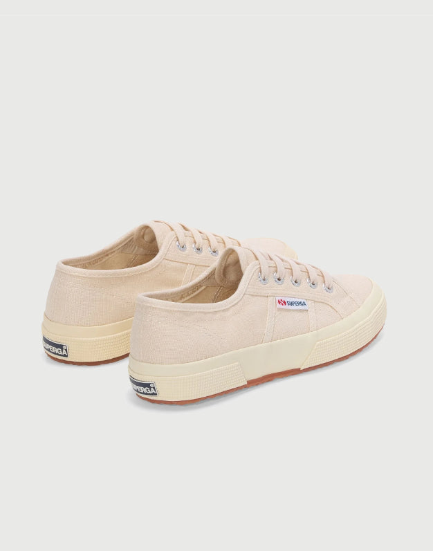Superga Linen Beige Natural - Off White Sneakers-2