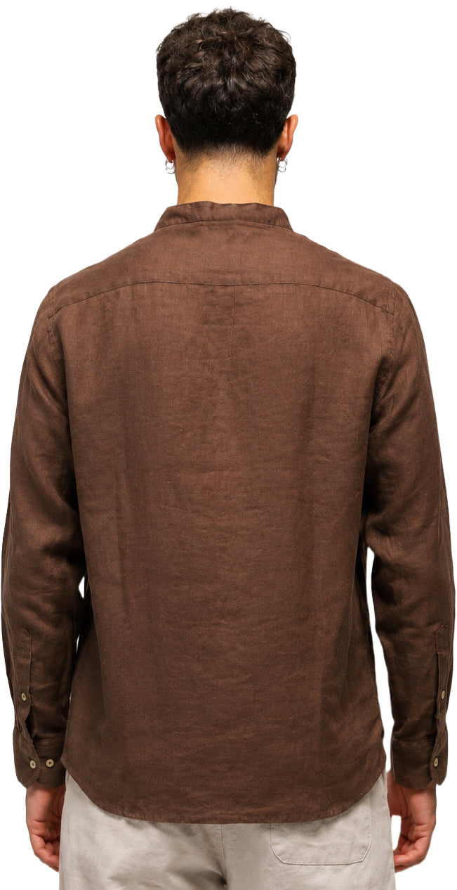 Seinse - Camicia col. marrone moka-2