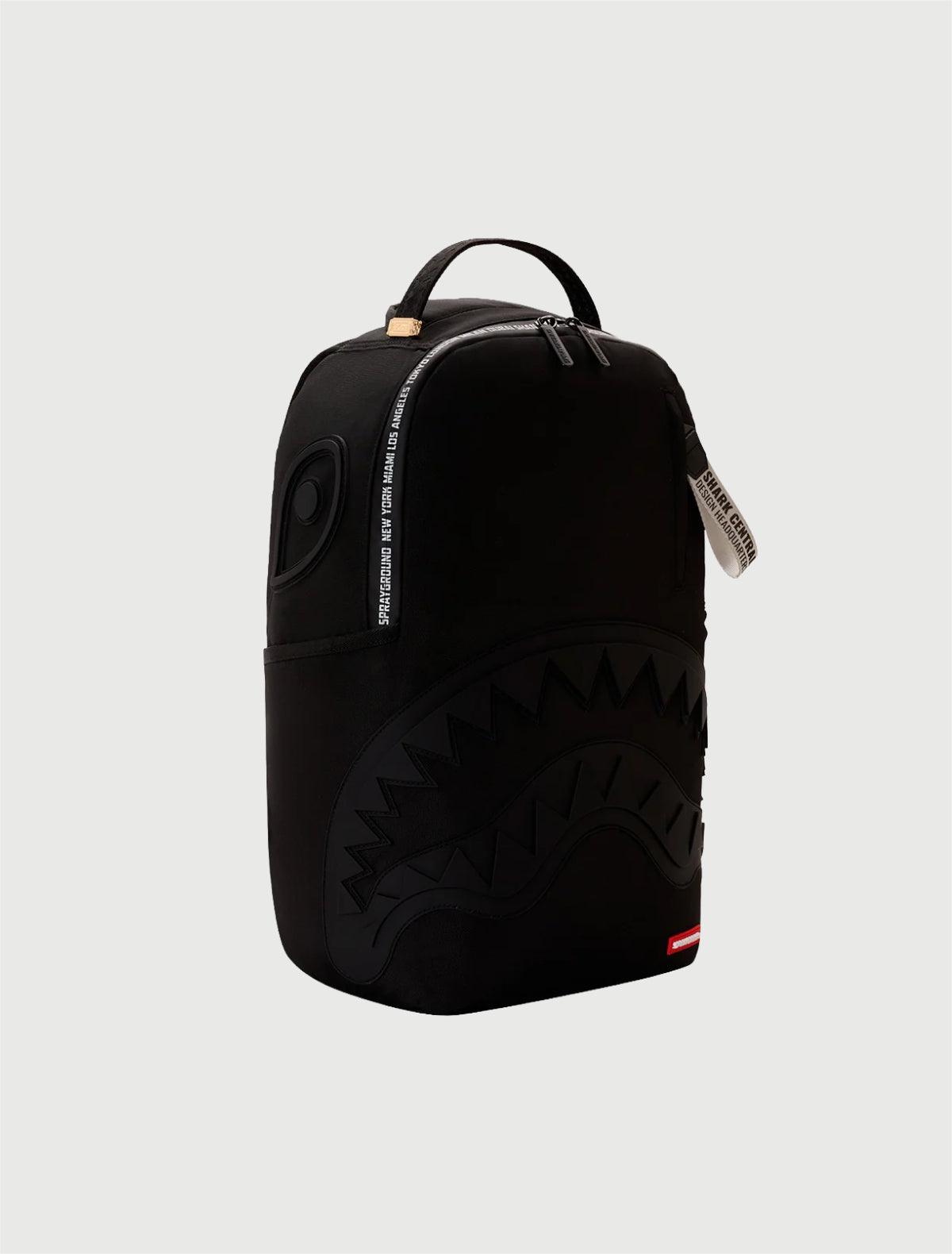 SPRAYGROUND - 910B9587NSZ SHARK CENTRAL PRINTED ZIP BACKPACK-2