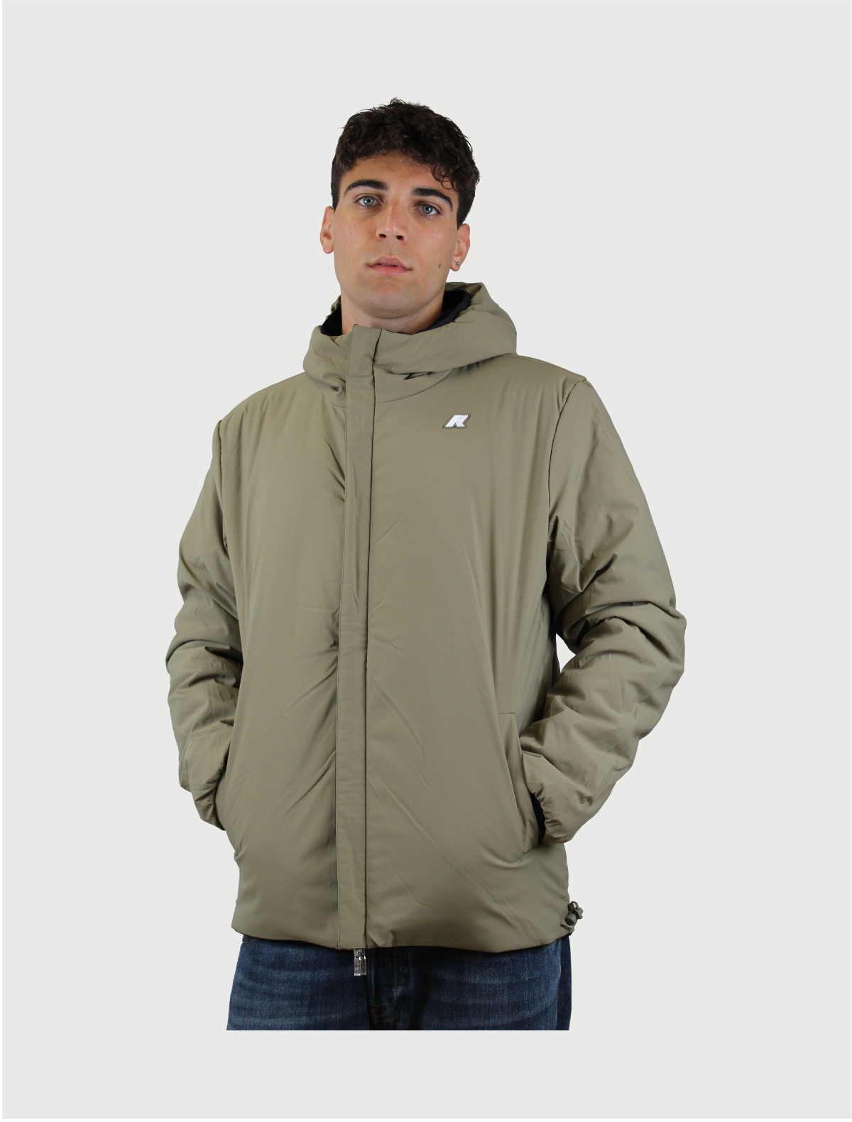 K-WAY - JACK ST WARM DOUBLE BLACK PURE-GREEN ARMY-3
