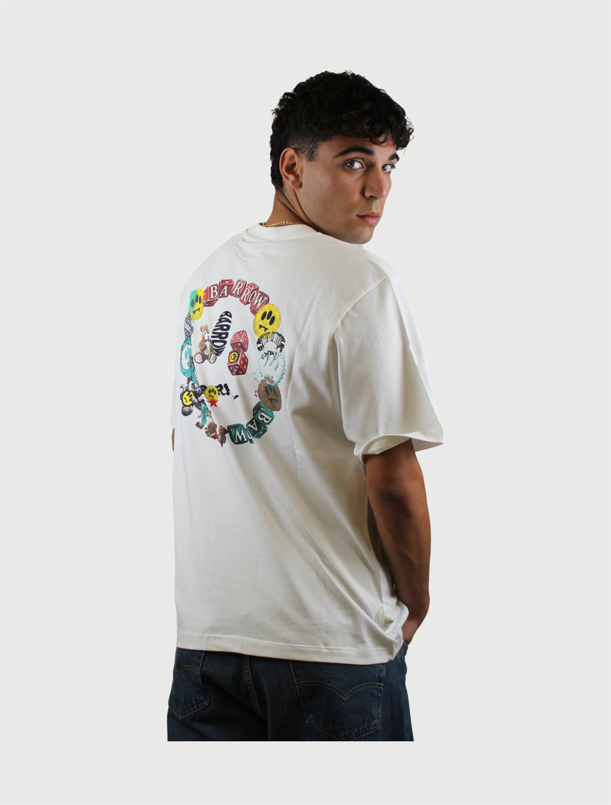 BARROW - Jersey T-Shirt Off White-2