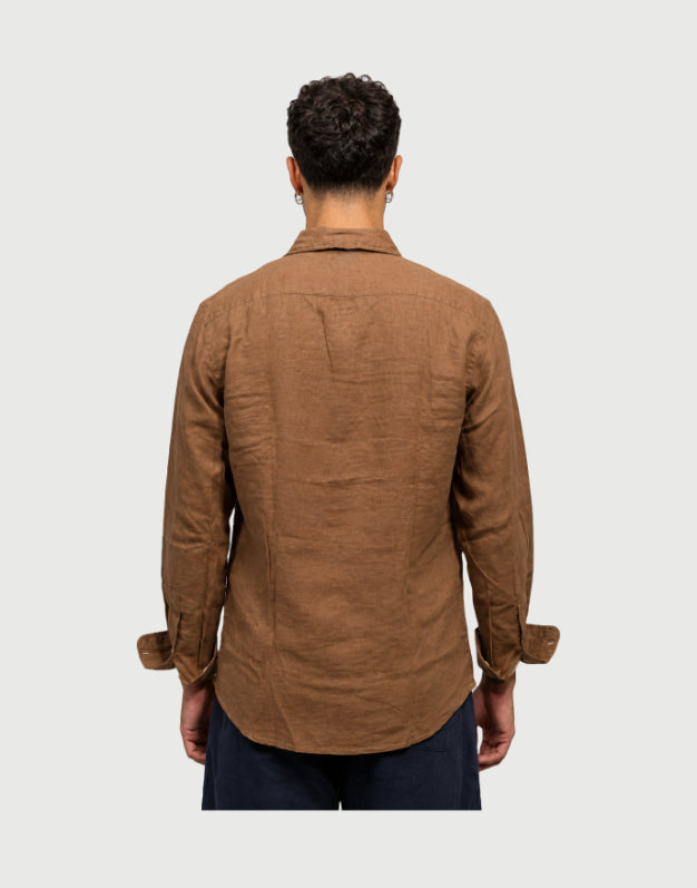 Markup - Camicia collo francese - Col. Tabacco-2