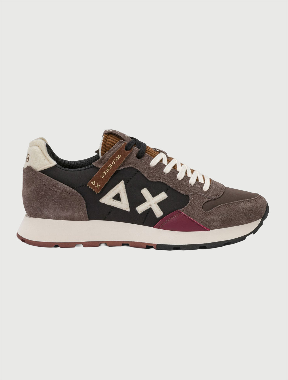 SUN68 - Sneaker Tom Winter Style in suede e nylon marrone-2