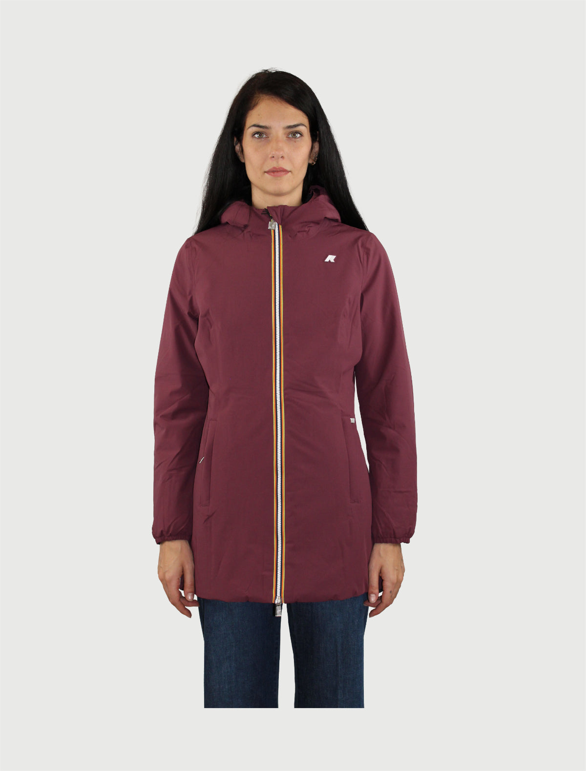 K-WAY - DENISE ST WARM DOUBLE - VIOLET MAUVE/BLUE DEPTH-1