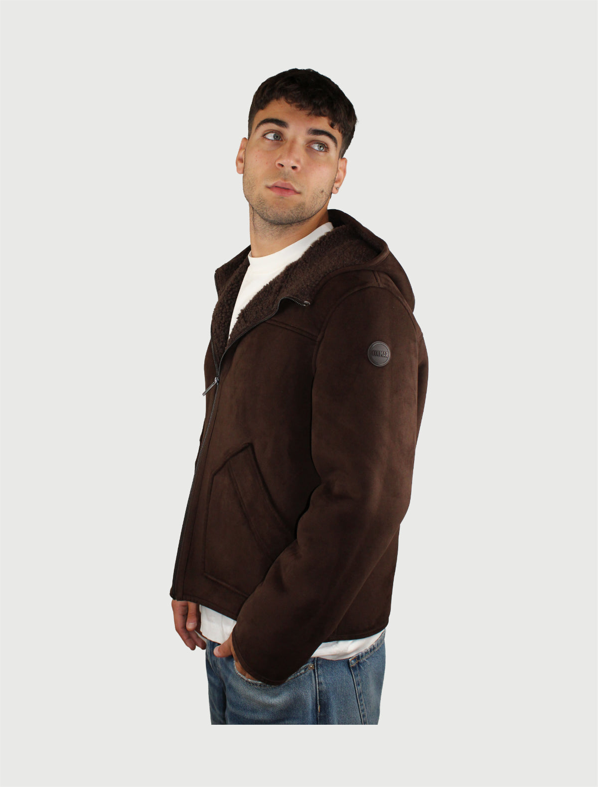 COLMAR - Giacca in camoscio Marrone Black Coffee mod. 11000008-2