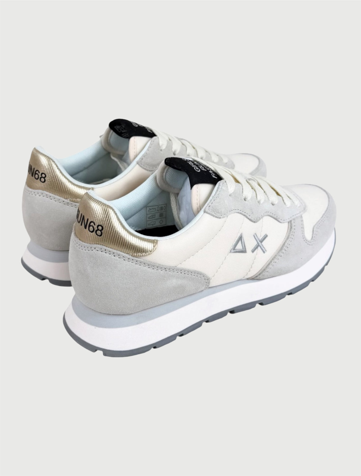 SUN68 - Z46202 Ally Silver Gold 31 Bianco/Panna-2