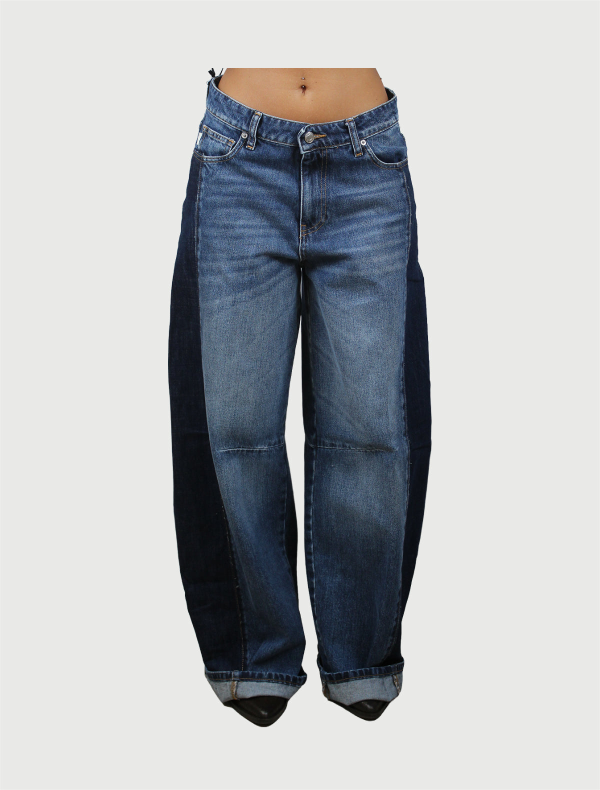 VICOLO - PANTALONE MAITE DENIM BLU-2