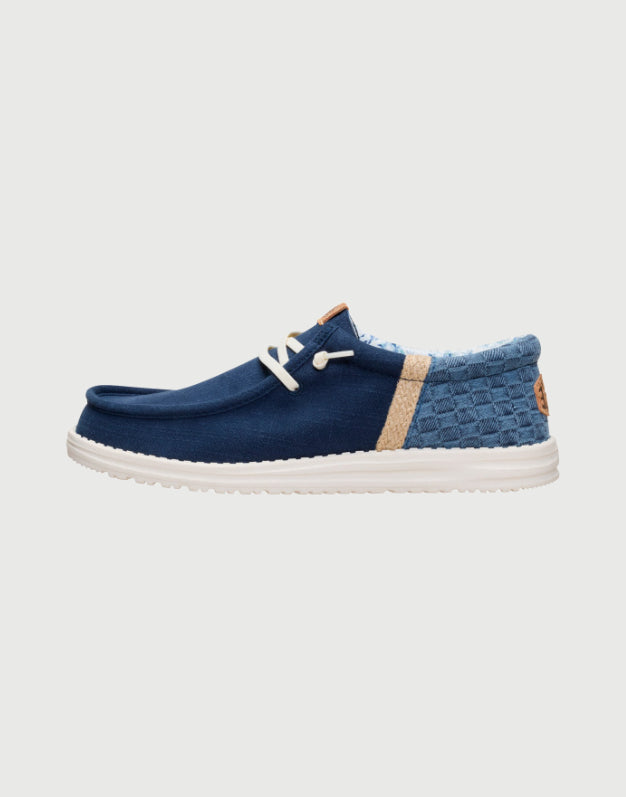 Hey Dude Wally Funk Summer Stitch - Navy Blazer-Multi-2